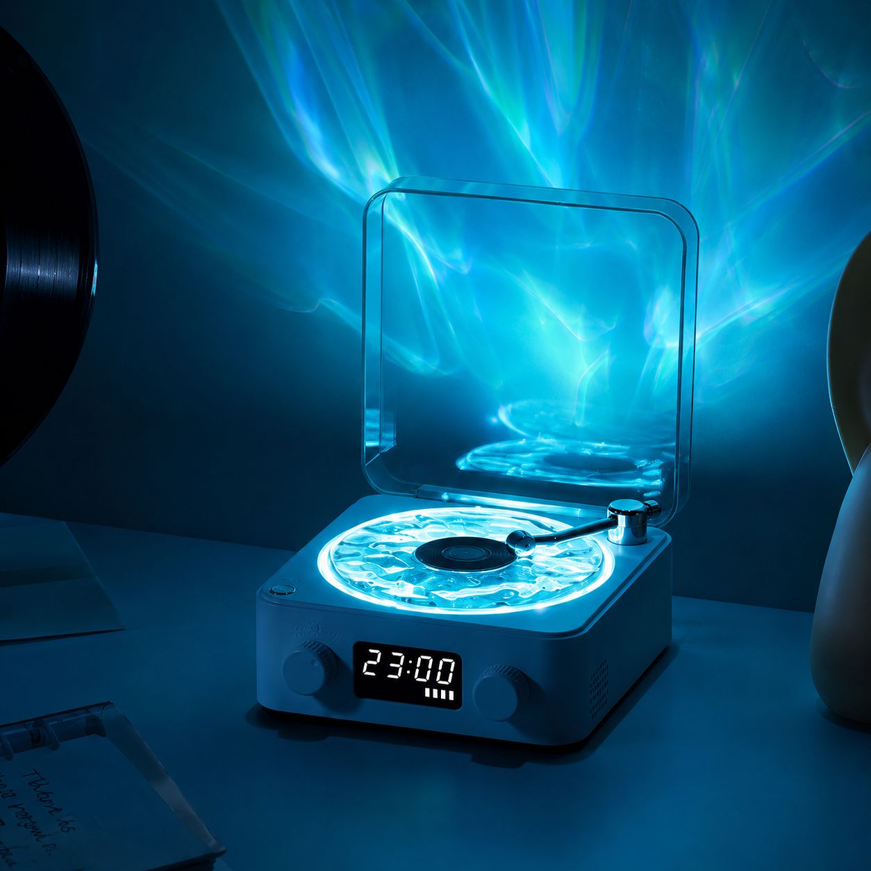 AuraWave™ – 4-in-1 Ambient Sound & Light Station