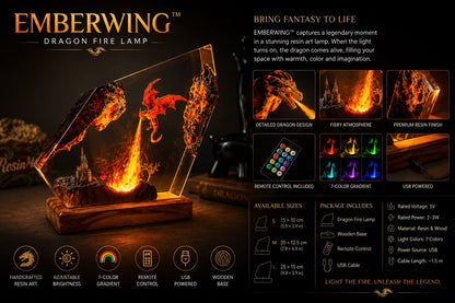 Emberwing™ — Dragon Fire Lamp