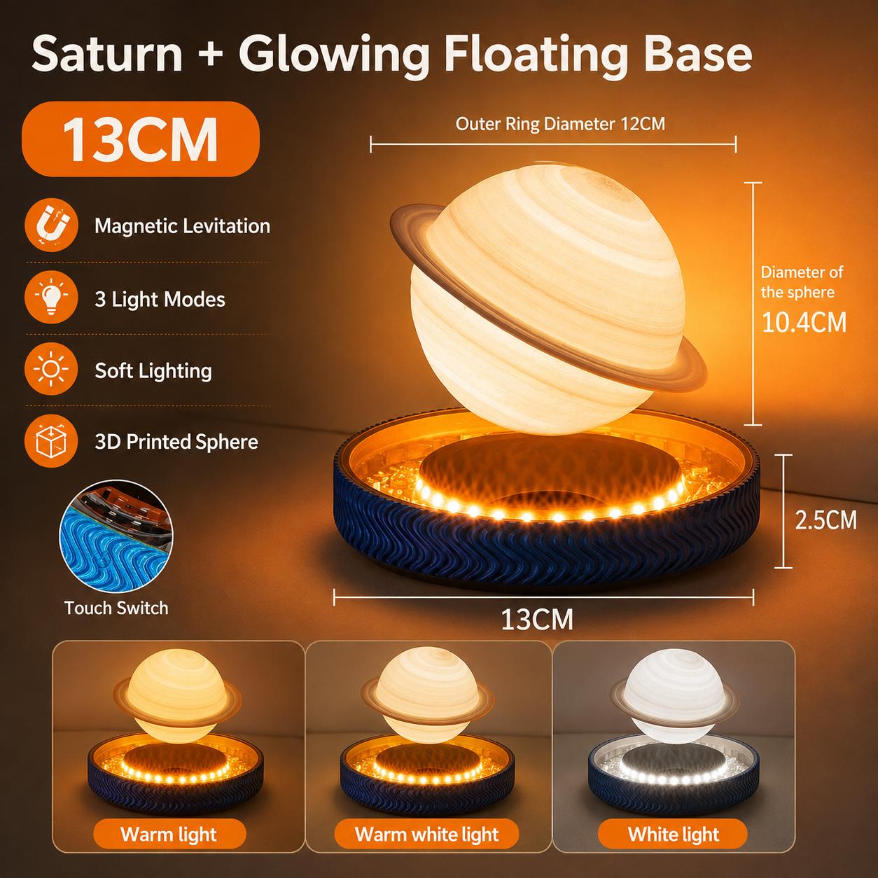 Saturn Orbit™ – Levitating Lamp